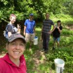 Volunteers with the Watchung Reservation Invasive Plant Strike Team.