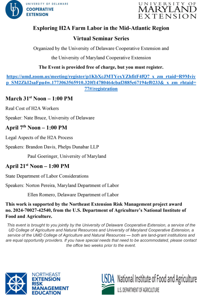 Exploring H2A March April 2026 Flyer