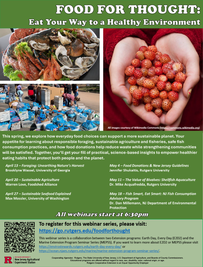 Rutgers Earth Day Every Day Spring 2026 Flyer